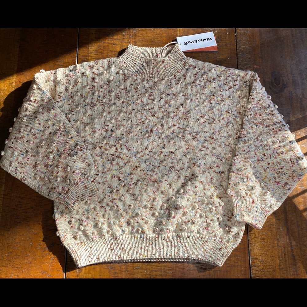 ⚡️MOVING SALE ⚡️ Misha & puff confetti mock neck sweater ⚡️MOVING SALE ⚡️